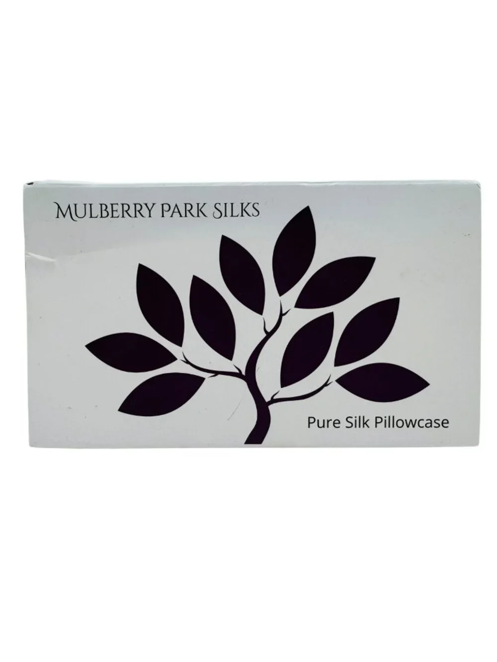 Mulberry Park Silks Pure Silk Pillowcase 30 MM Standard Ivory OEKO-TEX Certified